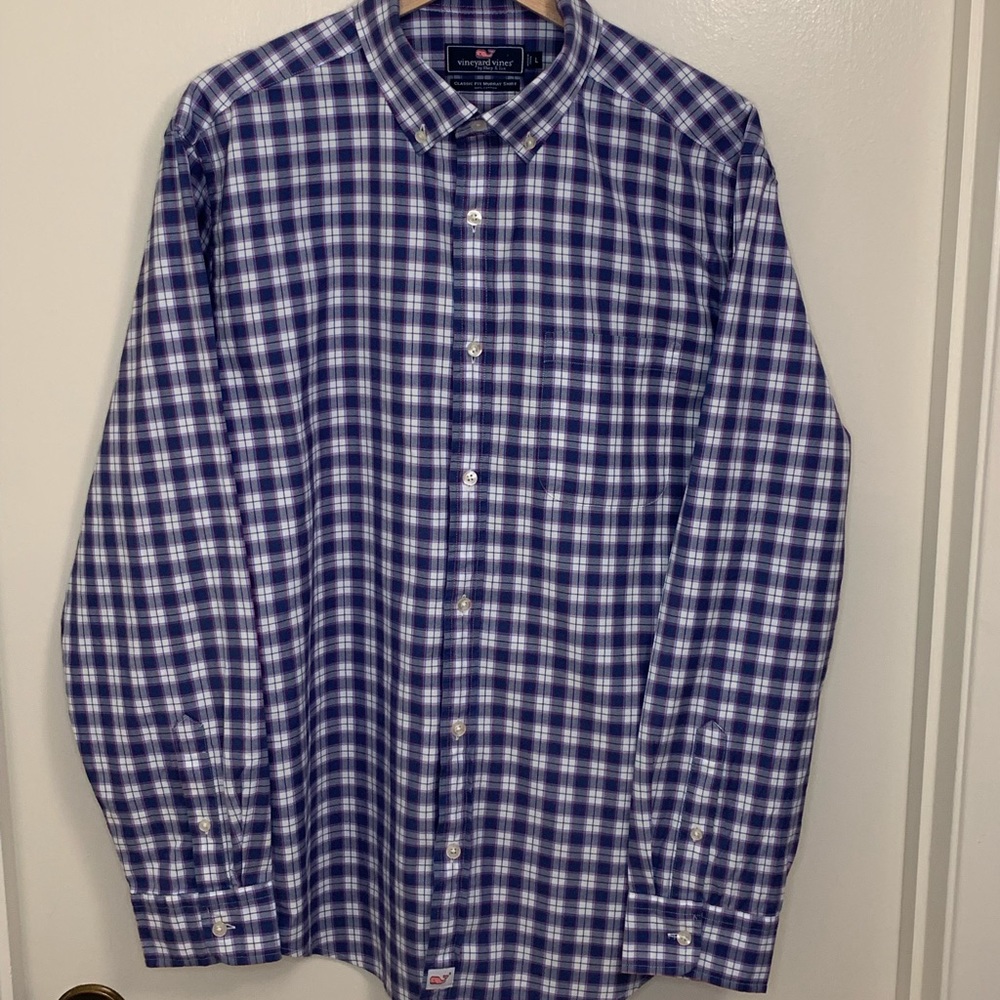 L Men’s Vineyard Vines Classic Fit Murray Shirt